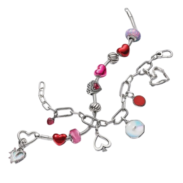 Mini Charm Colgante Corazón Roto