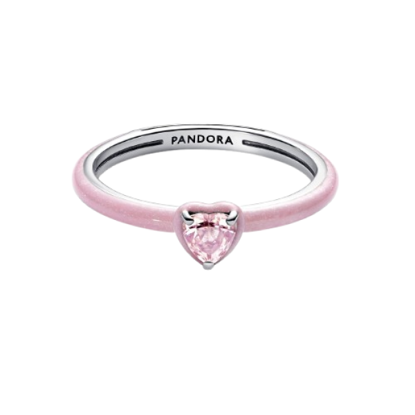 Anillo Corazón Chakra Rosa