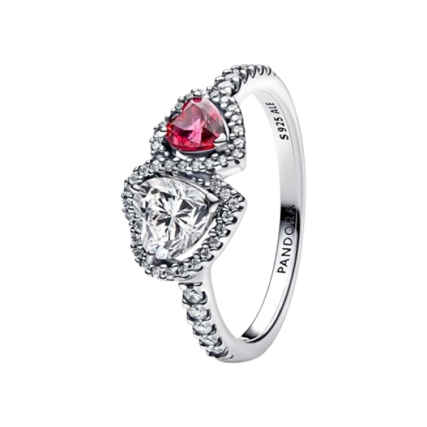 Anillo Halo Corazones