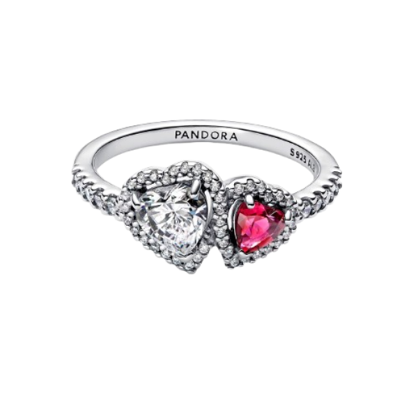 Anillo Halo Corazones