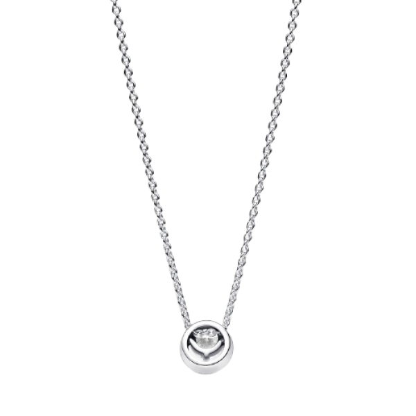 Collar Halo Redondo Brillante