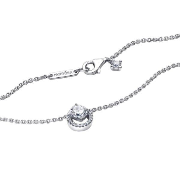 Collar Halo Redondo Brillante