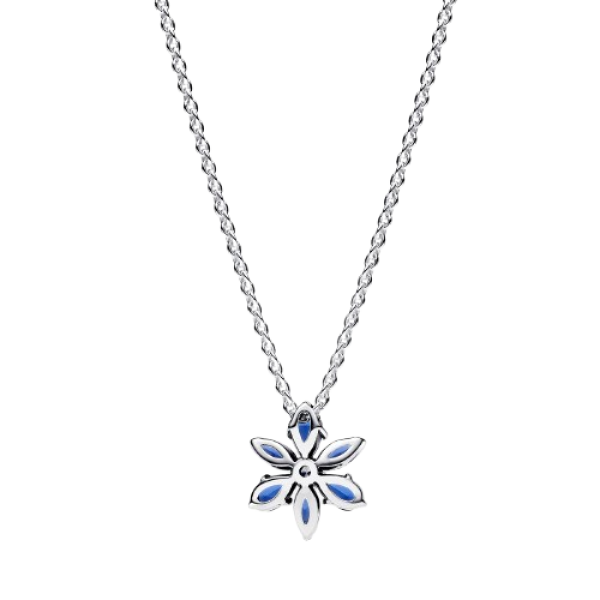 Collar Herbario Brillante Azul