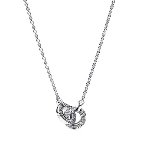 Collar Pavé Entrelazado Pandora Signature