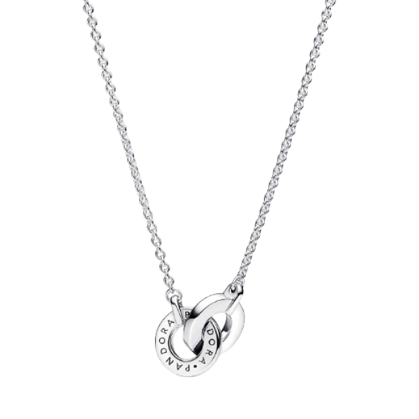 Collar Pavé Entrelazado Pandora Signature