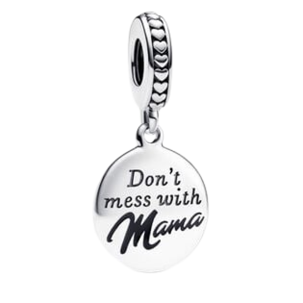 Charm Colgante Grabable Mamá