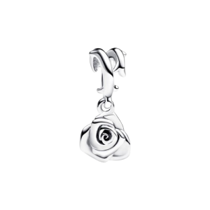 Charm Colgante Rosa Floreciendo