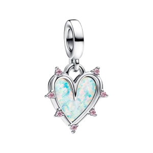 Charm Colgante Doble Amistad Opalescente