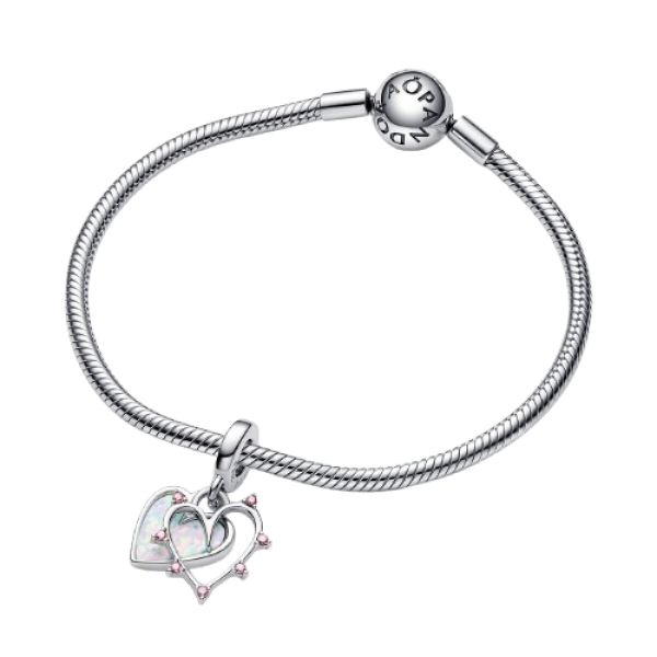 Charm Colgante Doble Amistad Opalescente