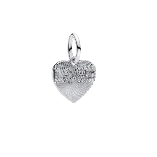 Charm Colgante Grabable Corazón Amor