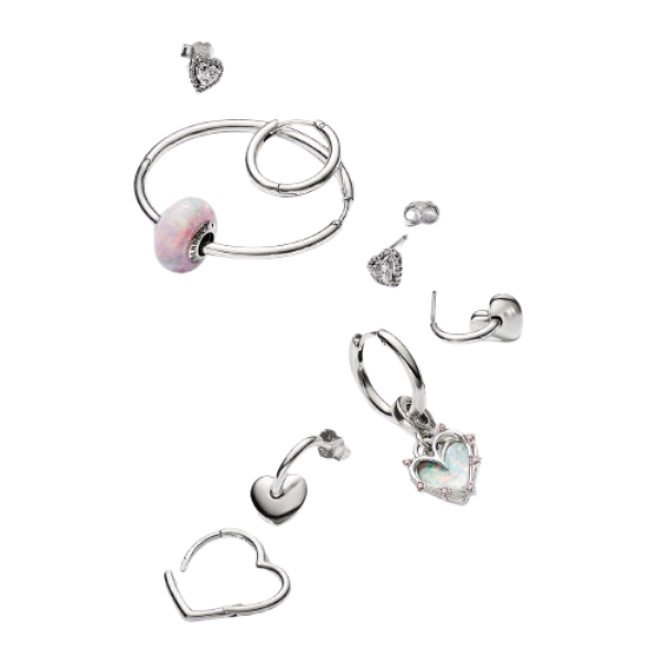 Charm Colgante Doble Amistad Opalescente