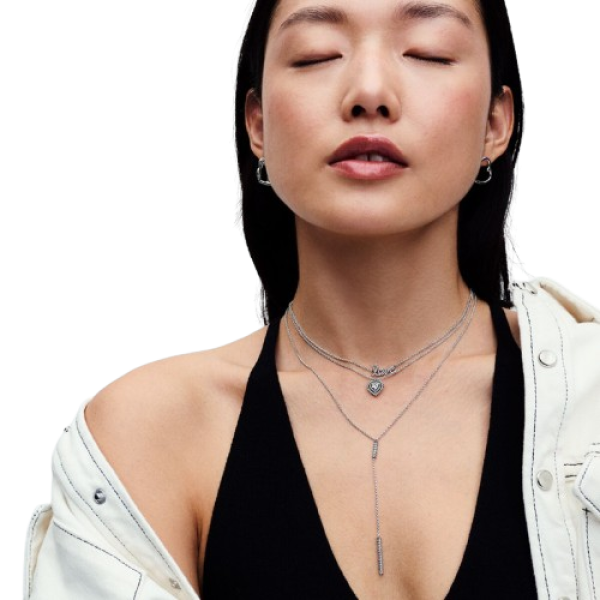 Collar Love Escrito a Mano Brillante