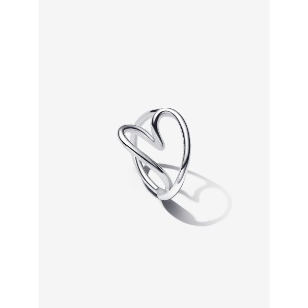 Anillo Corazón Forma Orgánica
