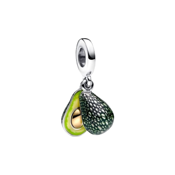 Charm Colgante Doble Aguacate