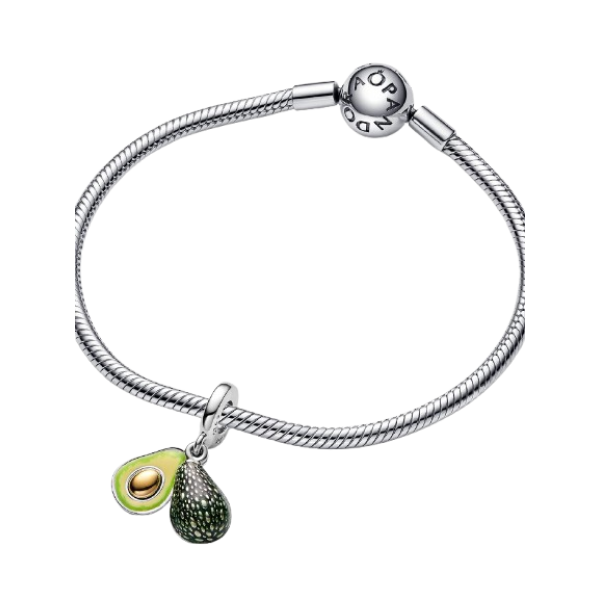 Charm Colgante Doble Aguacate