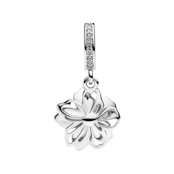 Charm Colgante Flor Azul