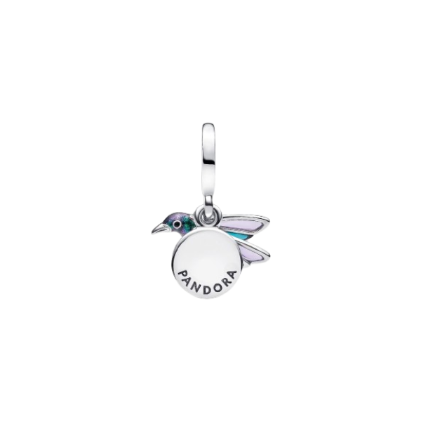 Charm Colgante Doble Colibrí