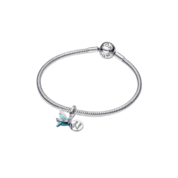 Charm Colgante Doble Colibrí
