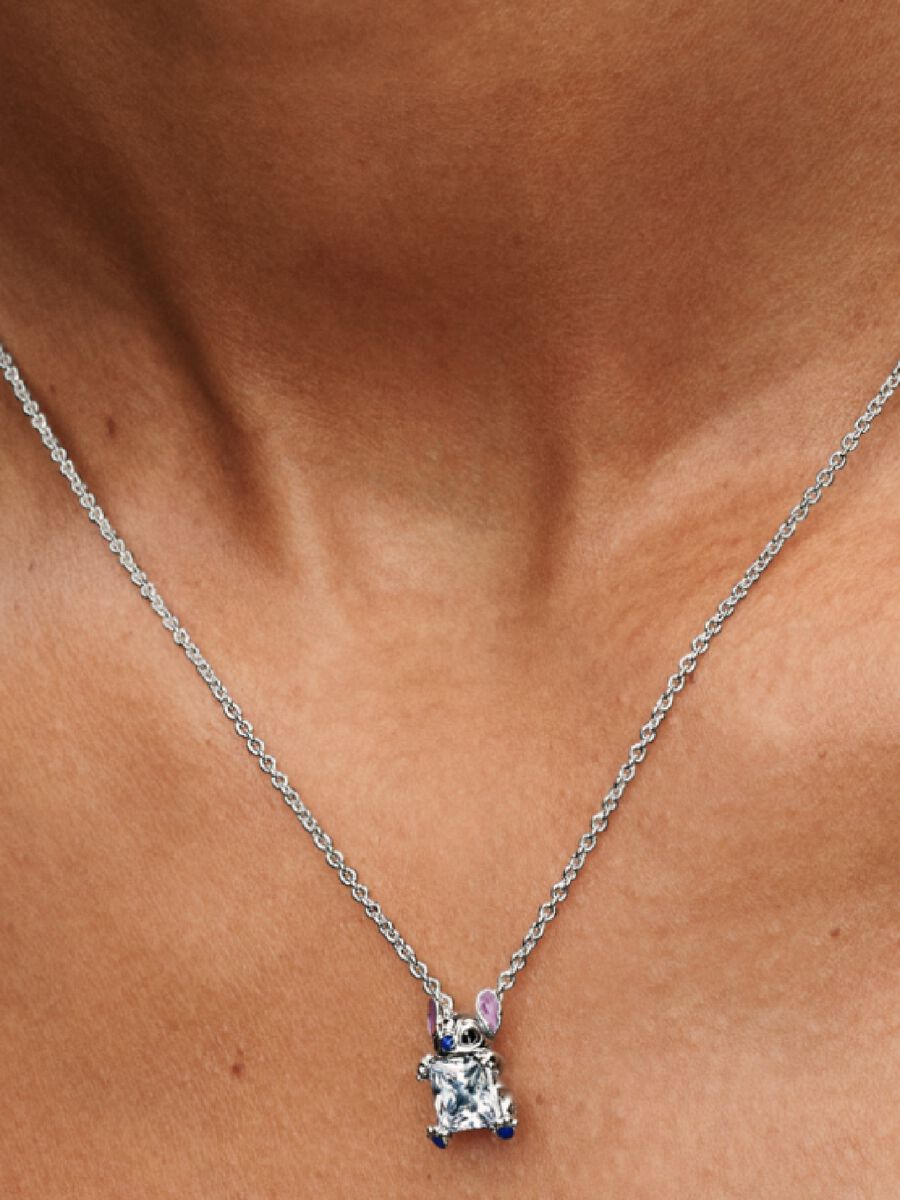 Collar Stitch de Disney Plata de primera ley