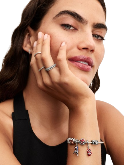 Charm Colgante Spider-Man Miles Morales de Marvel Plata de primera ley