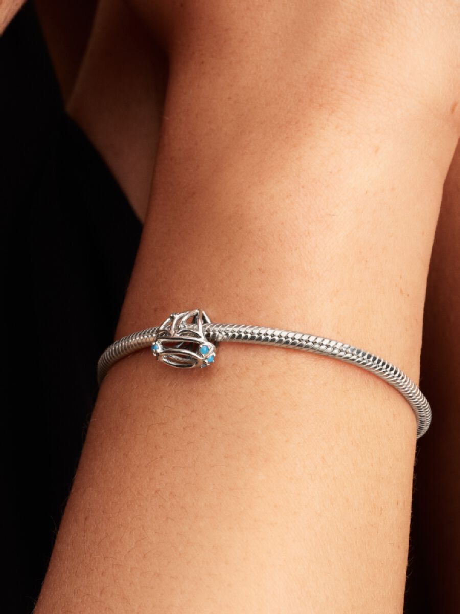 Charm Velero Plata de primera ley