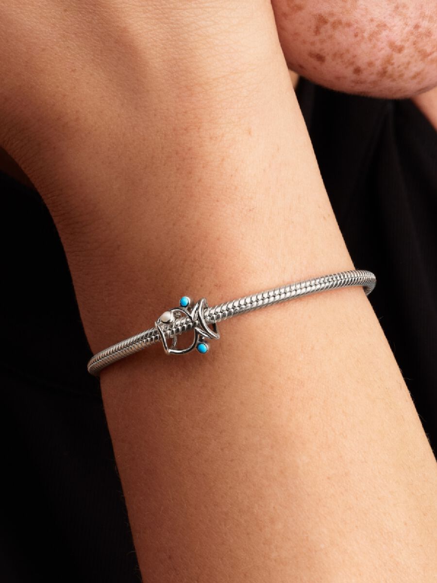 Charm Pez en Filigrana Plata de primera ley