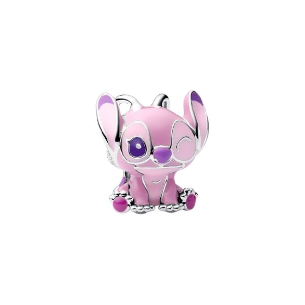 Charm Angel de Lilo y Stitch de Disney Plata de primera ley