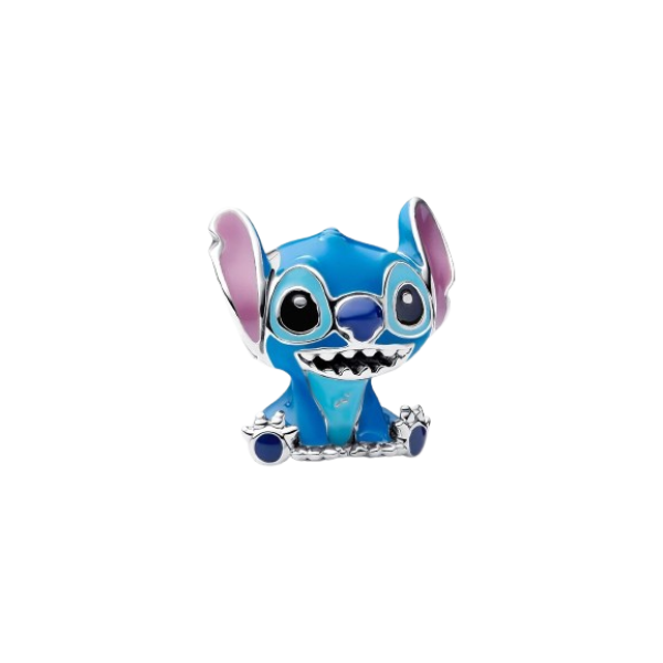 Charm Stitch de Disney Plata de primera ley
