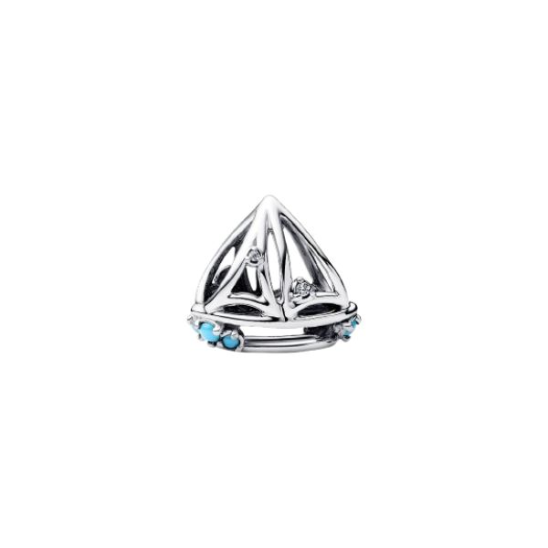 Charm Velero Plata de primera ley